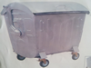 1100 Litre Galvanized Waste Container with Dome Lid